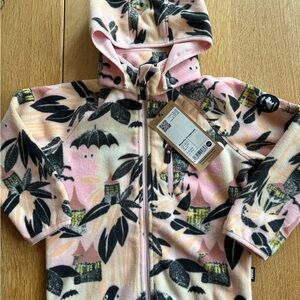 NWT Reima size 4 fleece Moomins jacket